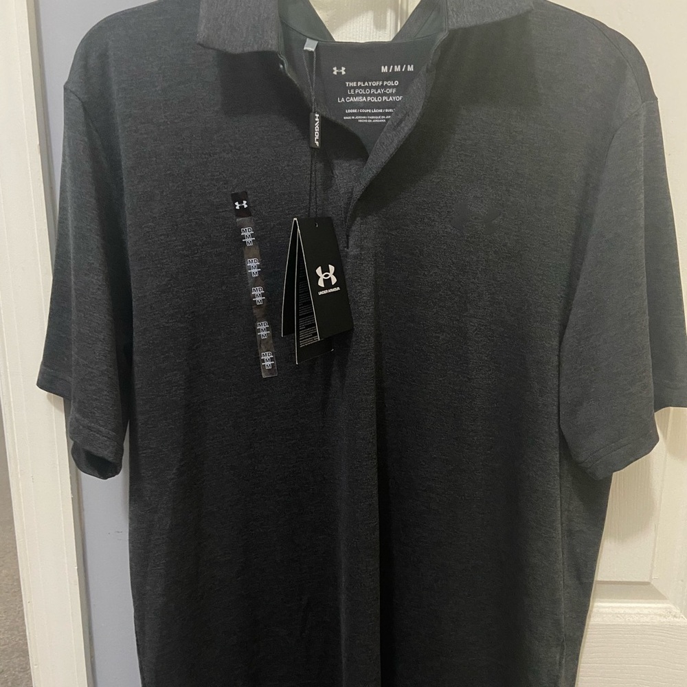 Under Armour Men's Charcoal Polo Shirt